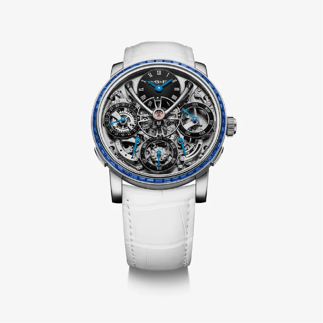 Mb&f Legacy Machine Perpetual Chromatic Blue Sapphire kol saati
