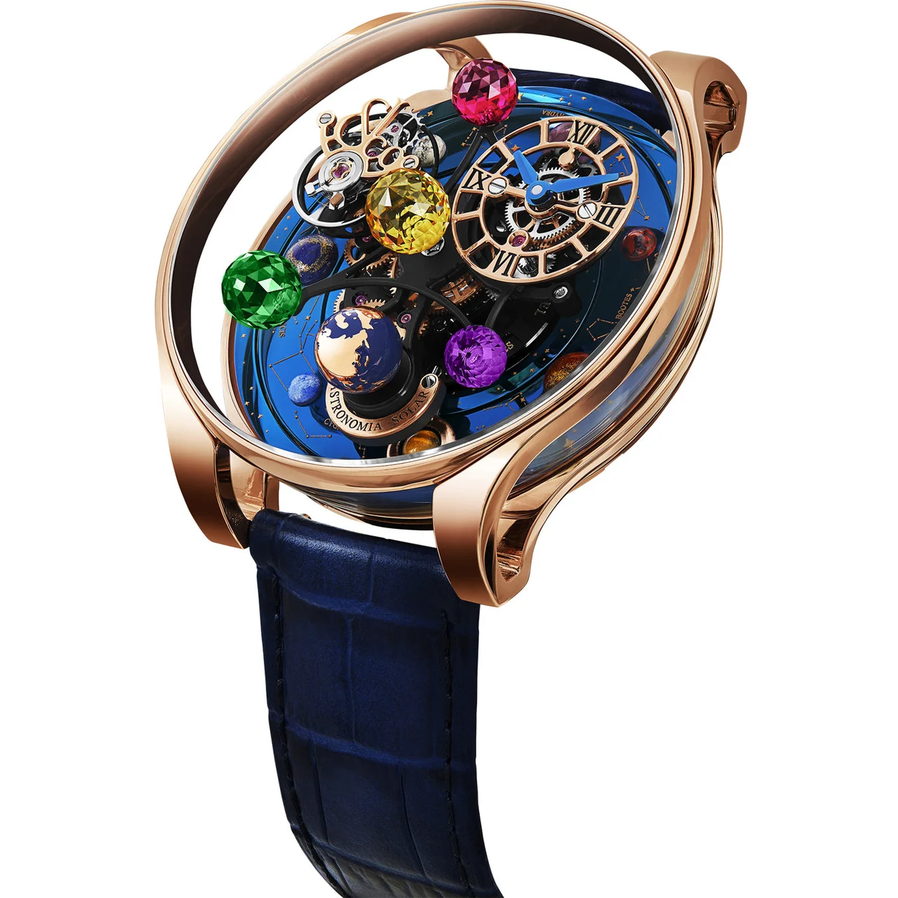 Jacob & Co. Jacob & Co. Astronomia Solar Constellations Rose Gold AS300.40.AA.AE.A kol saati