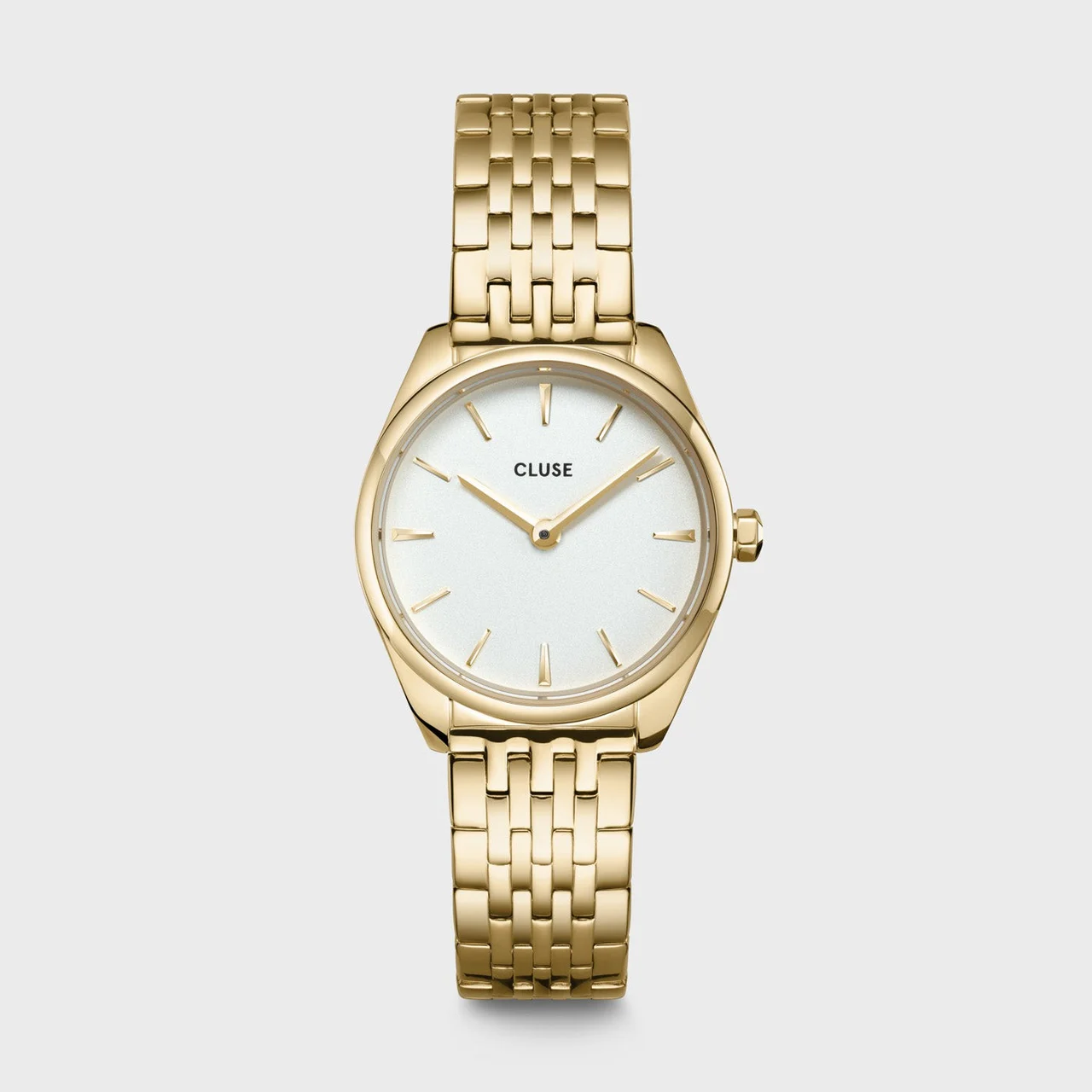 CLUSE Féroce Mini Watch Steel White, Gold Colour CW11705 kol saati