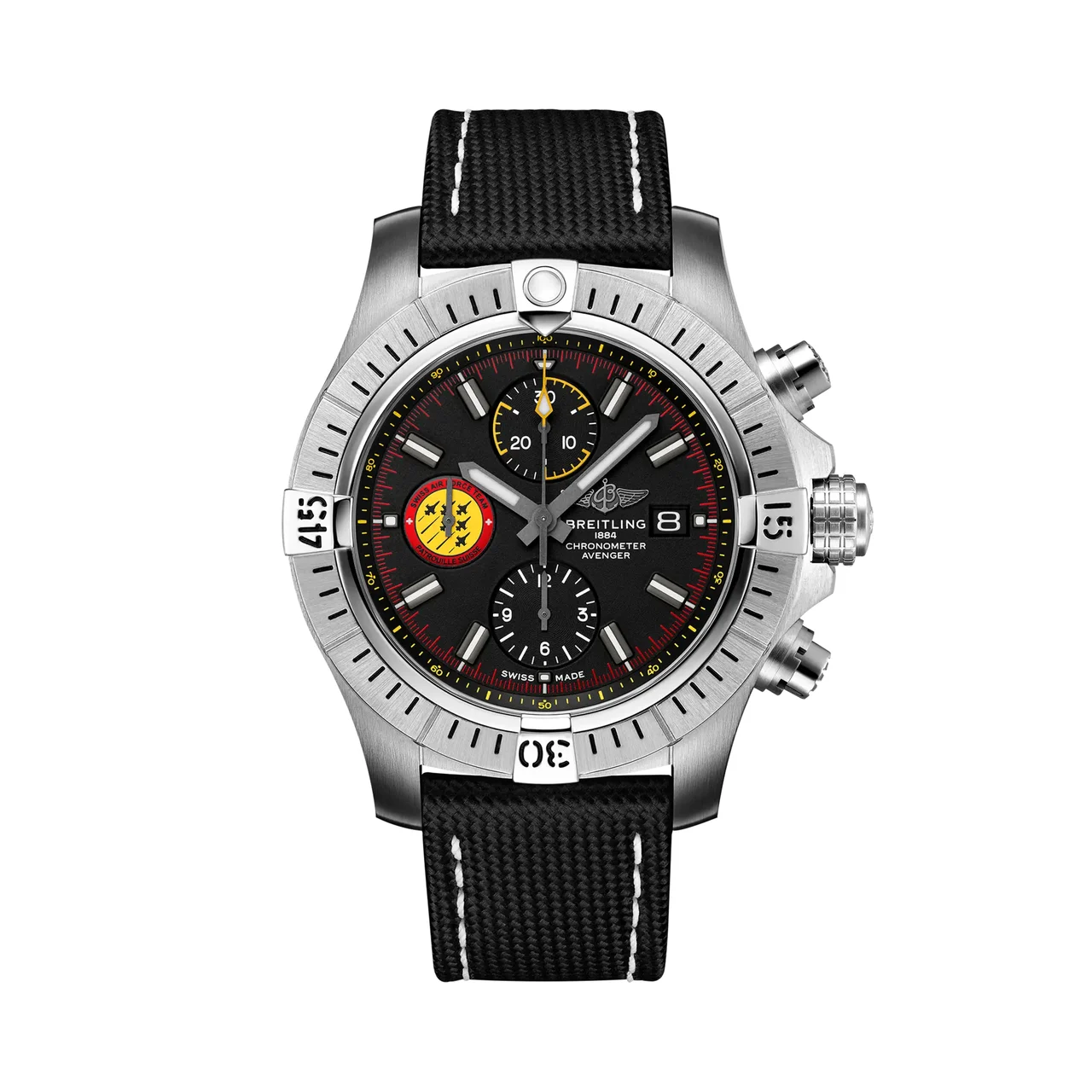 Breitling Avenger Chronograph 45 Swiss Air Force Team A133171A1B1X1 45 mm kol saati
