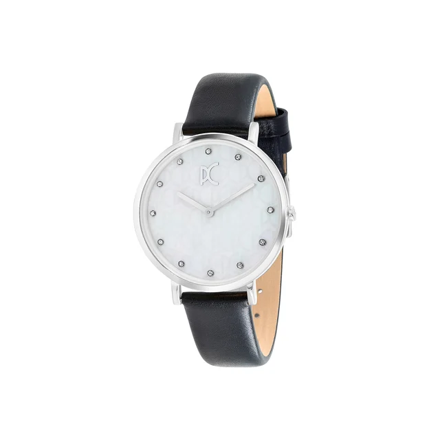 BONNE NOUVELLE WOMENS Bonne Nouvelle Mother of Pearl Look and PC Monogram Dial with Black