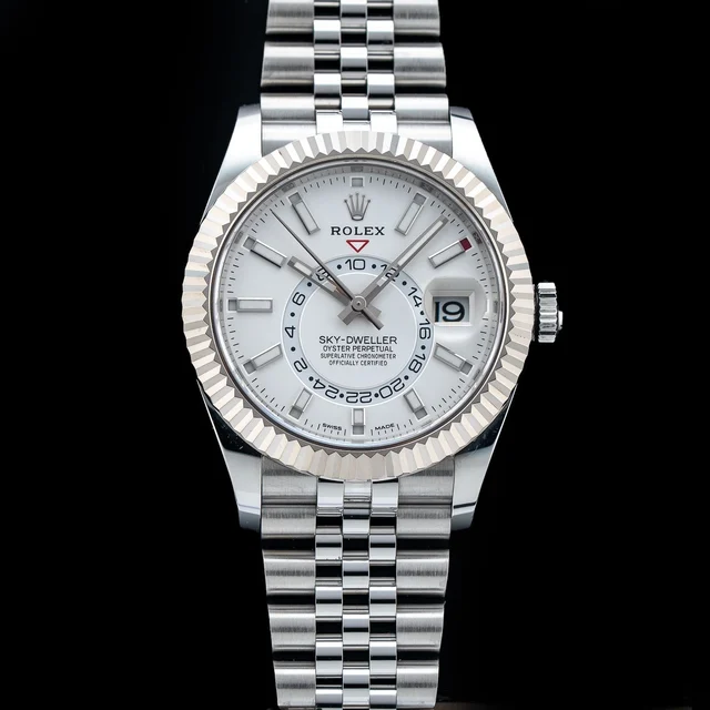Rolex SkyDweller White Dial 210009N29331 kol saati