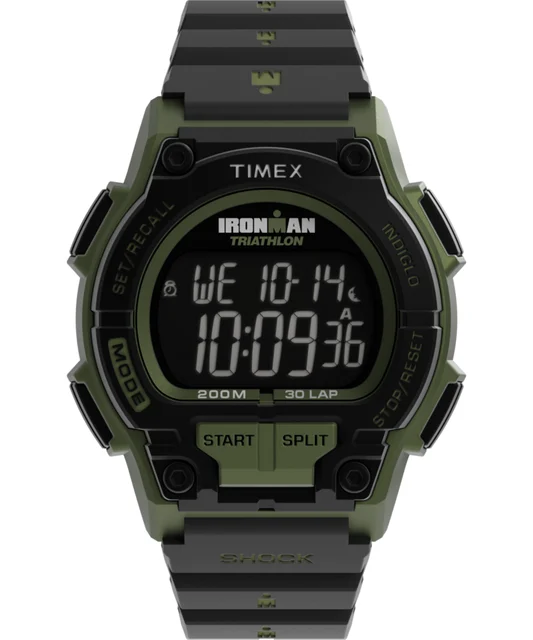 Timex IRONMAN® Shock Endure 42mm Resin Strap Watch TW5M64900 kol saati