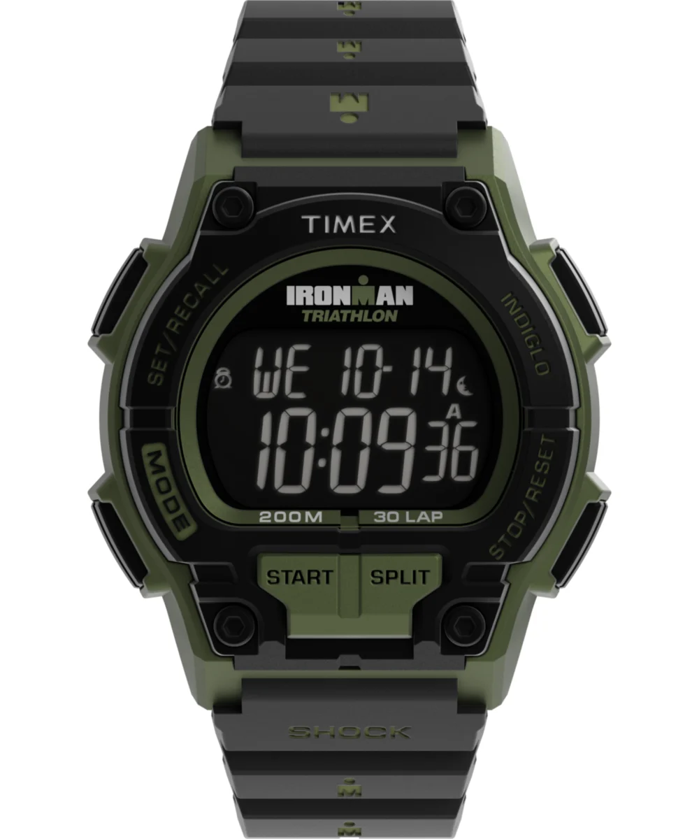 Timex IRONMAN® Shock Endure 42mm Resin Strap Watch TW5M64900 42 mm kol saati