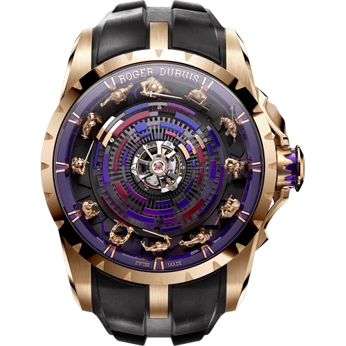 Roger Dubuis Knights of the Round Table MT Pink Gold 45mm RDDBEX1025 kol saati