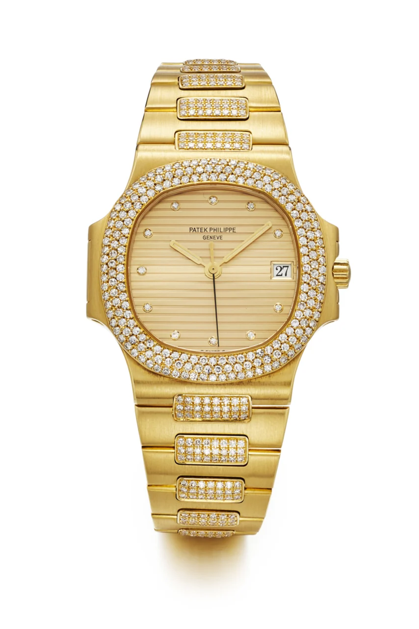 Patek Philippe PATEK PHILIPPE REF. 3800/5 NAUTILUS GOLD & kol saati
