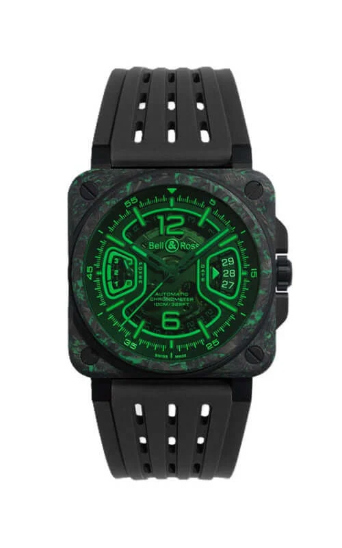 Bell & Ross BRX3R-GN-CA/SRB 41 mm kol saati
