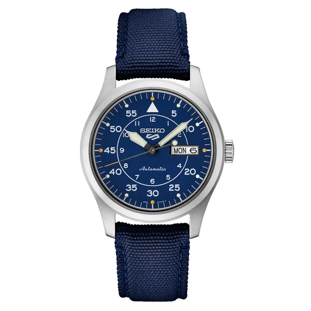 Seiko Sports Automatic Field Watch with Blue Dial #SRPH31 kol saati