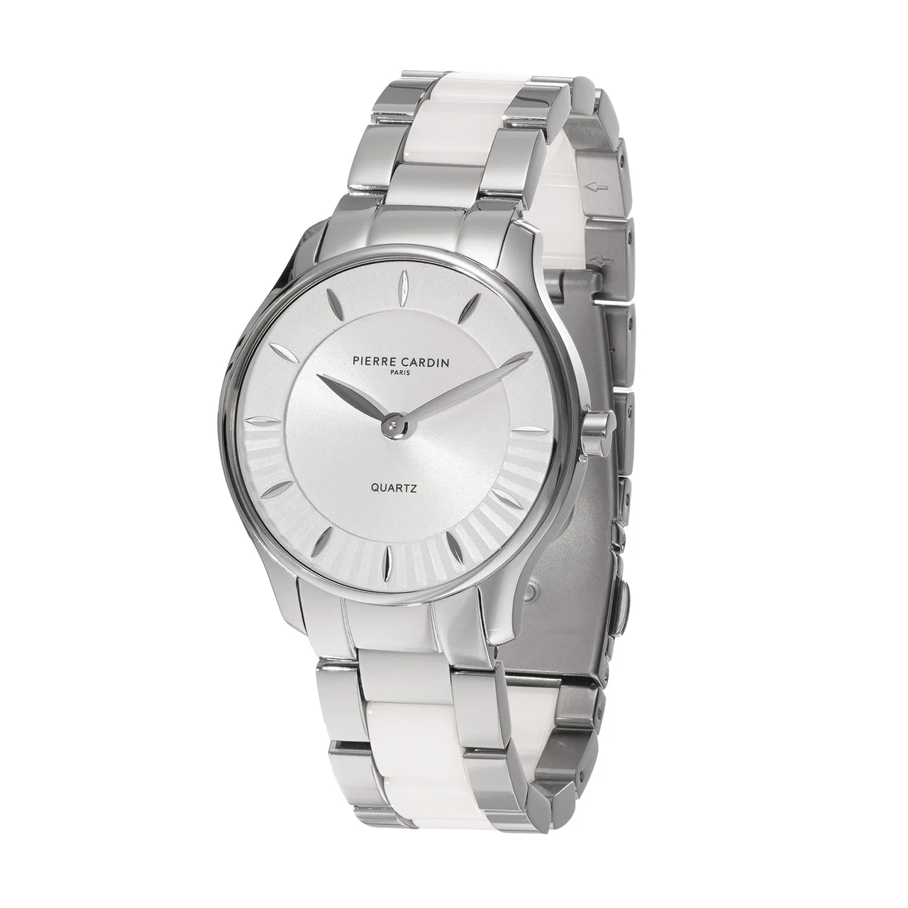 Élitaire Céramique Stainless Steel Silver with Stainless Steel Silver Strap with White Ceramic Links CF.1032.CS.1 32 mm kol saati