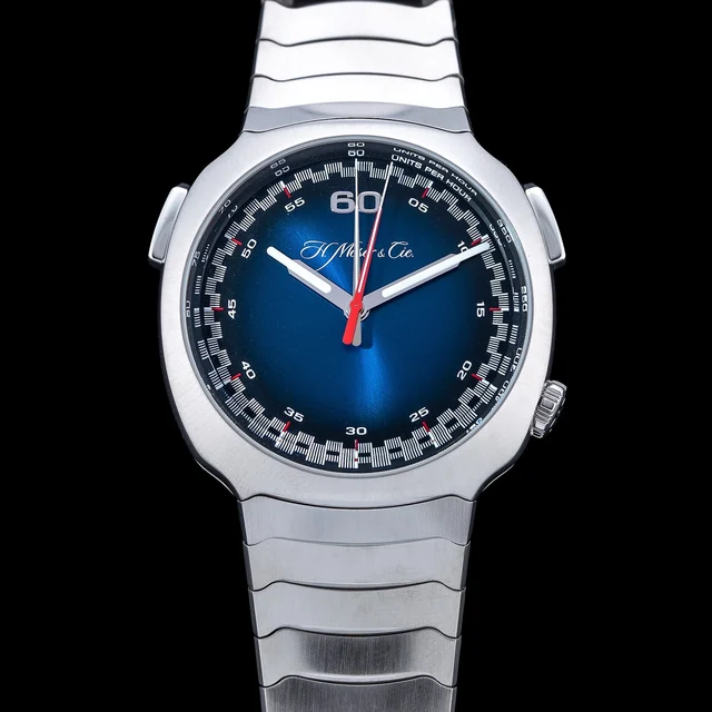 H. Moser & Cie. - Moser & Cie. 6902-1201 Streamliner Flyback Chronograph Blue 210009N43345
