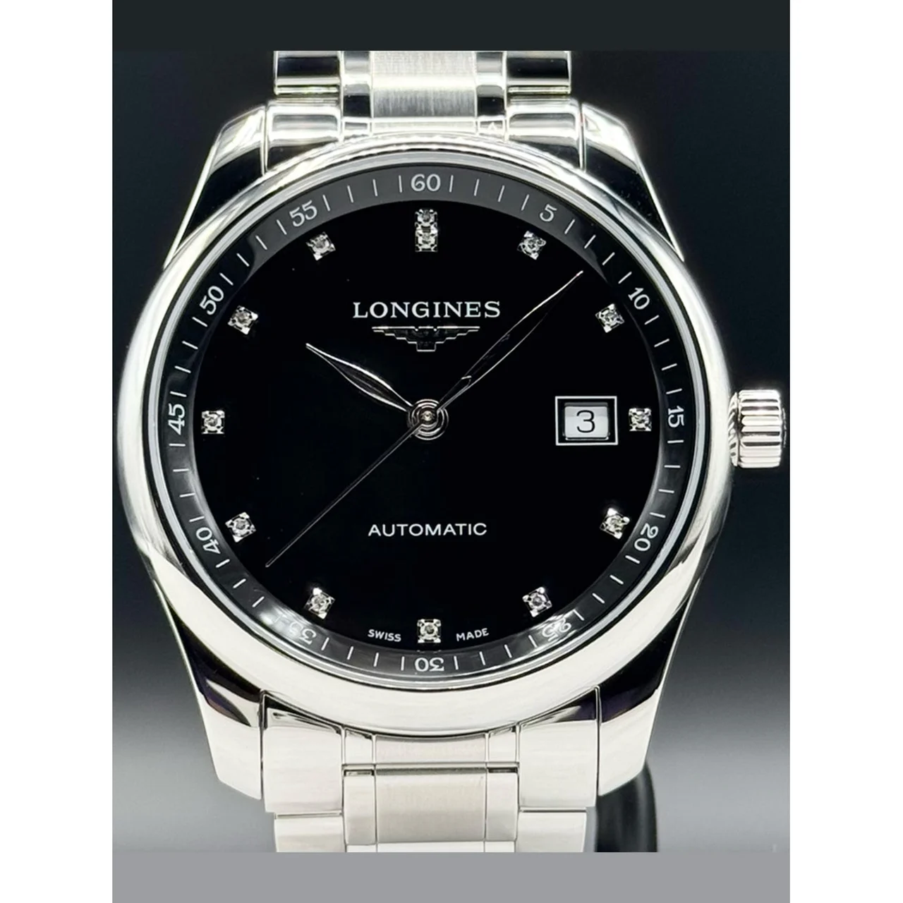 Longines The Master Collection black Dial 40mm 210000065046 40 mm kol saati