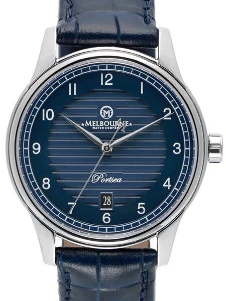 Melbourne Portsea Heritage Automatic Watch with Blue Dial, Sapphire Crystal #PS.40.A.3HD.05 kol saati
