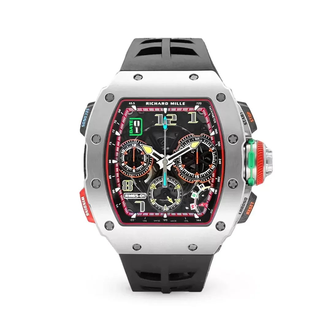 Richard Mille Titanium Richard Mille RM65-01 Titanium 45 mm kol saati