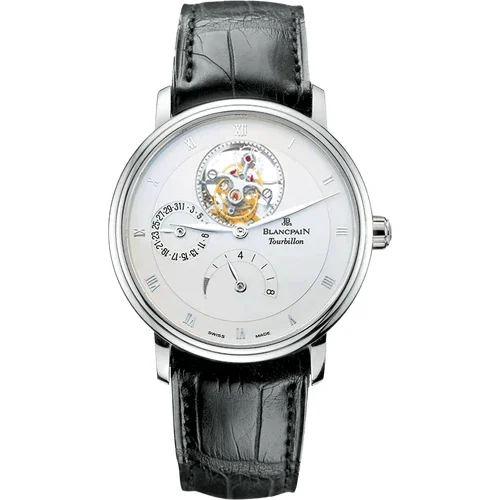 Blancpain Villeret Tourbillon 8 Jours 6025 1542 55B 37.5 mm kol saati