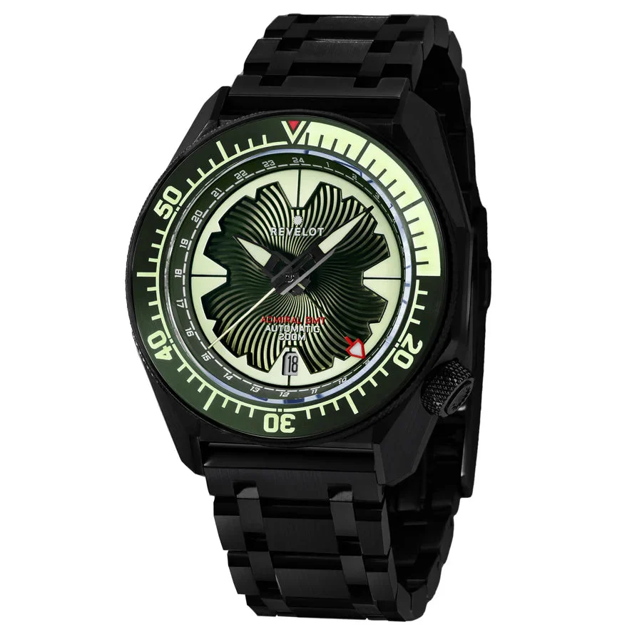 REVELOT Admiral GMT R10-14D4D4B1/S22-4B4BB4 42 mm kol saati