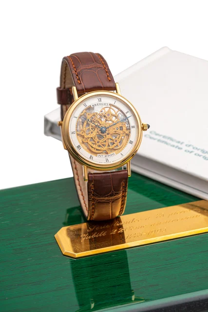 Breguet BREGUET, REF. 3517, JUBILE 1775-1995, SKELETON, AUTOMATIC, YELLOW GOLD kol saati