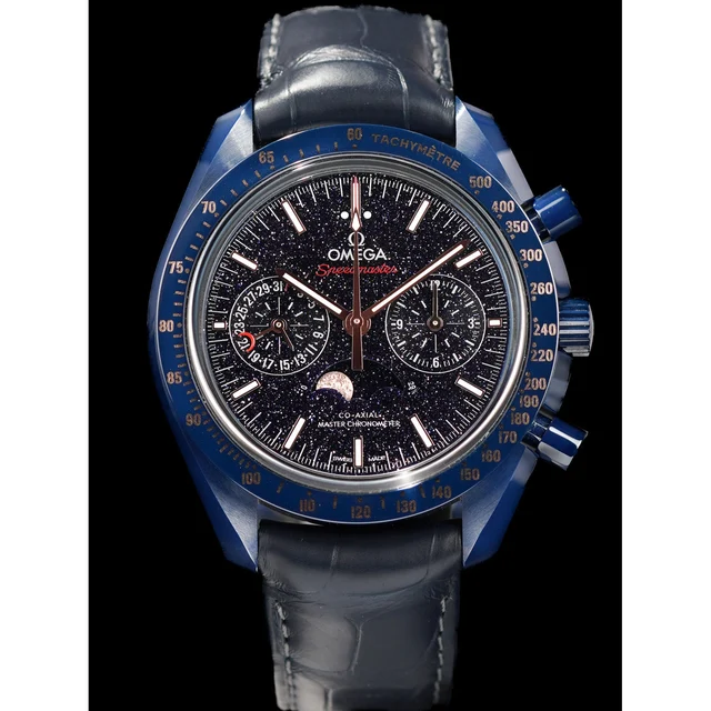 OMEGA Speedmaster Moonwatch Blue Side of The Moon 210000084025 kol saati