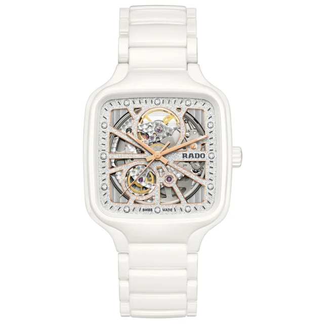 Rado True Square Automatic Open Heart Sparkling R27073722 kol saati