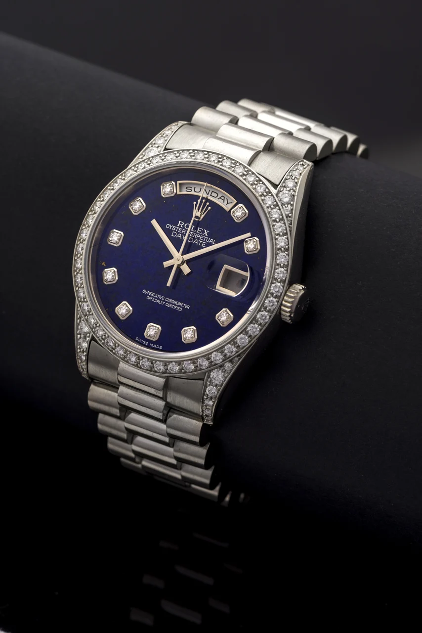 Rolex ROLEX REF 18296, DAY-DATE, LAPIS LAZULI DIAL, kol saati
