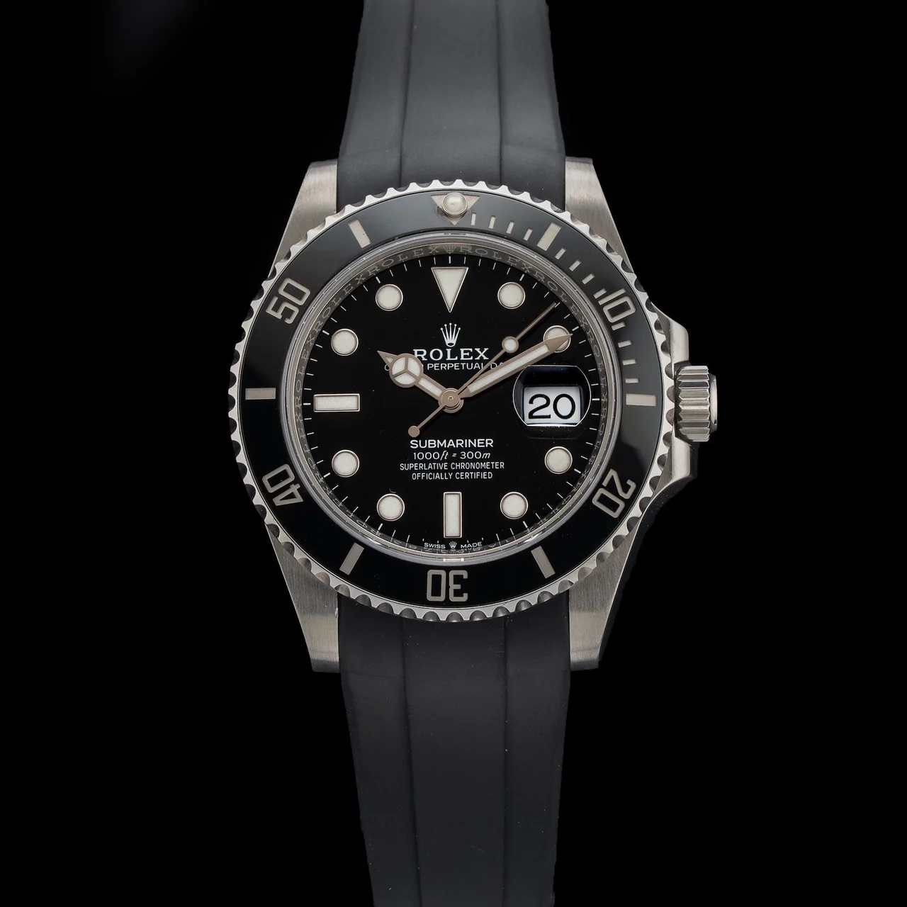 Rolex Submariner Date Black 41mm Oyster 210009N36134 41 mm kol saati
