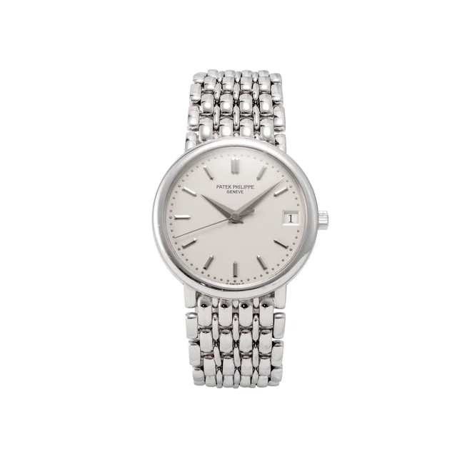 Patek Philippe PATEK PHILIPPE REF. 3998/1 WHITE GOLD Very fine, self-winding, 18K white go