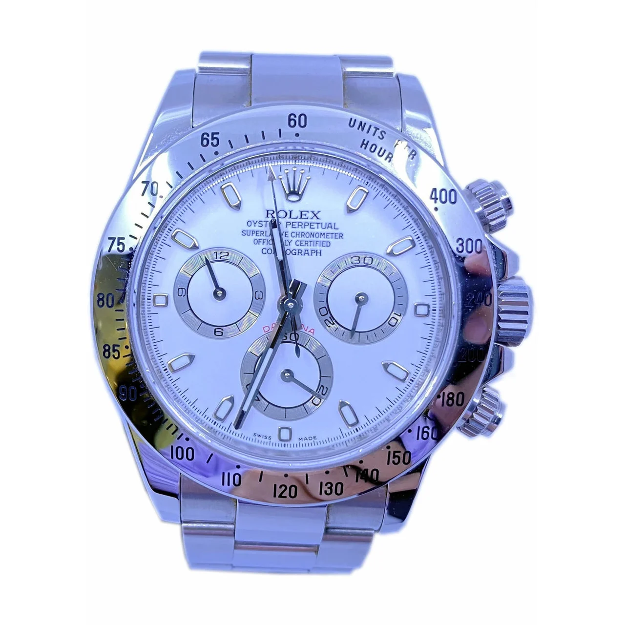 Rolex Cosmograph Daytona White Dial 116520 210000014130 kol saati