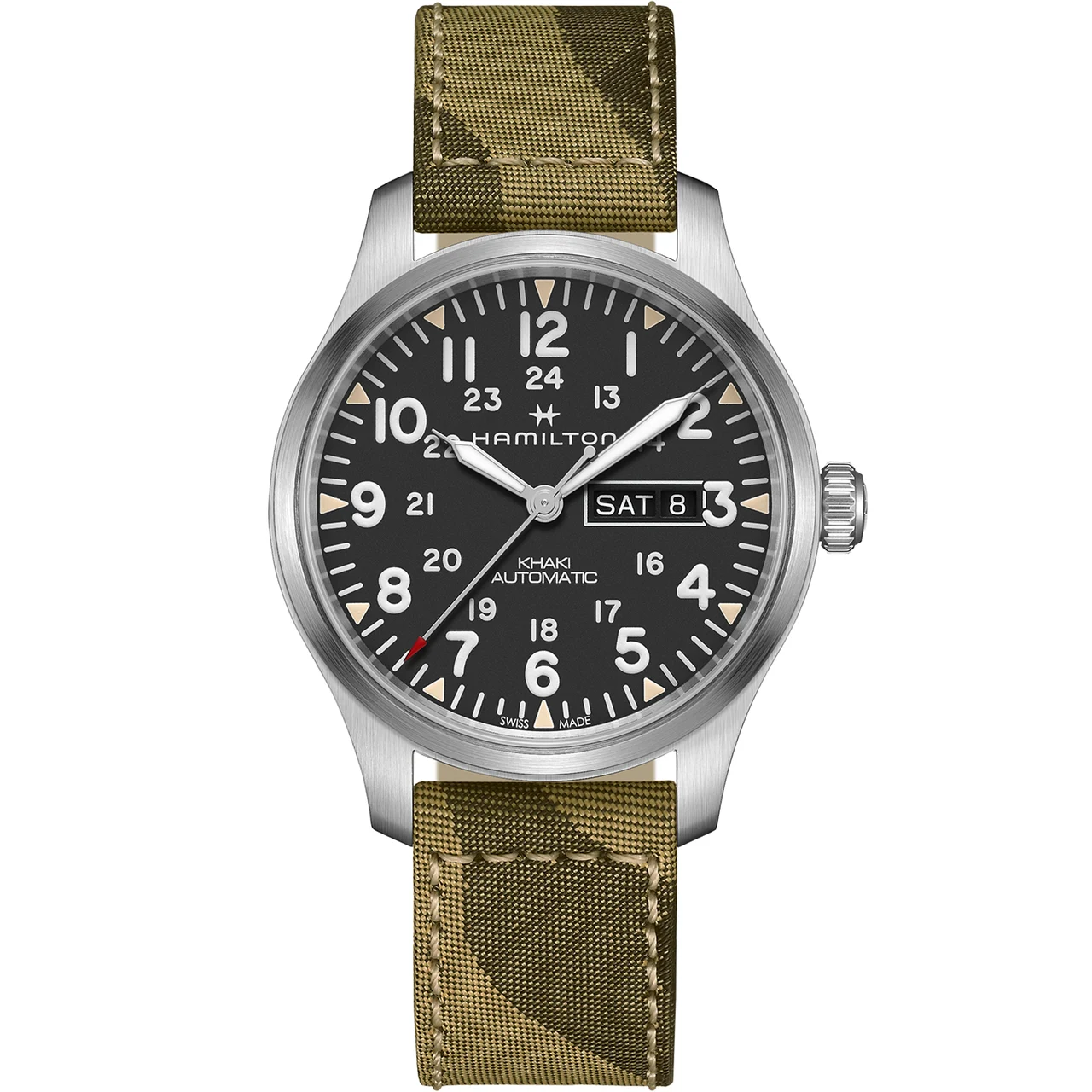 Hamilton Khaki Field DAY DATE AUTO H70535031 42 mm kol saati