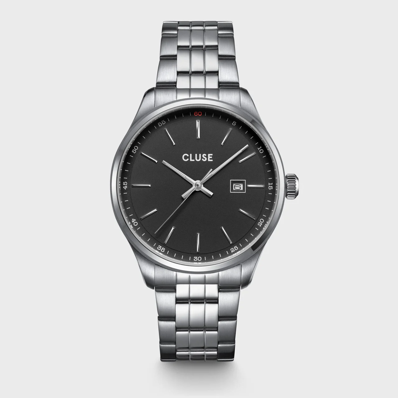 CLUSE Anthéor Watch Steel Black, Silver Colour CW20904 41 mm kol saati