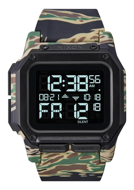 Nixon US Regulus - Tiger Camo A1180-2351-00 kol saati