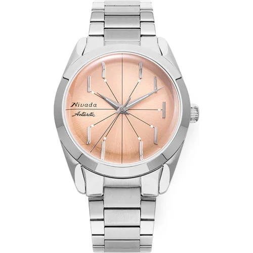 Nivada Grenchen Antarctic Spider Salmon No Date 32050A20 kol saati