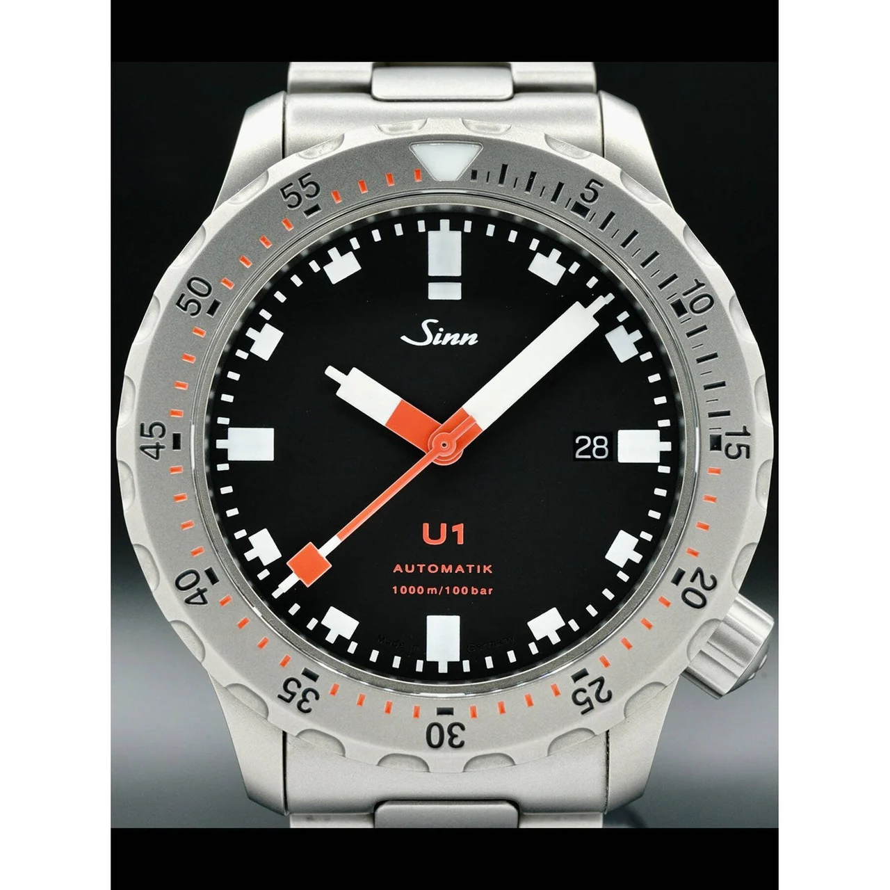 Sinn Uhren Modell U1 1010.18374 210000031146 44 mm kol saati