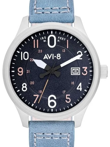 AVI-8 Hawker Hurricane Aviator Watch with Altimeter Style Dial #AV-4053-0F kol saati