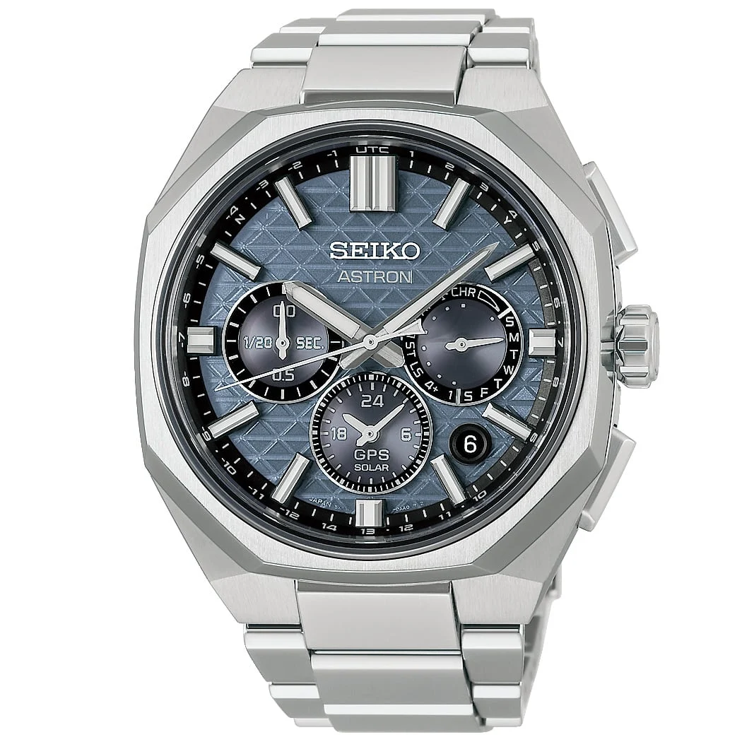 Seiko Astron GPS Solar Chronograph Blue HAB001 kol saati