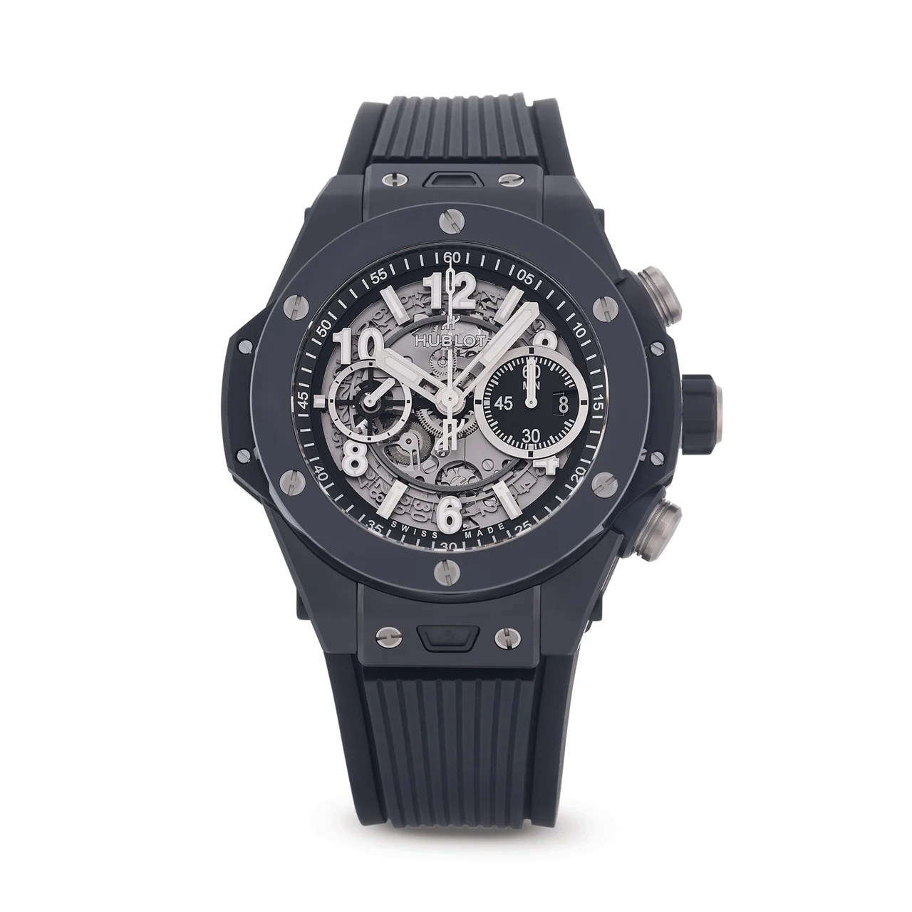 Hublot HUBLOT, REF. 421.CI.1170.RX, BIG BANG UNICO BLACK MAGIC, CERAMIC 44 mm kol saati
