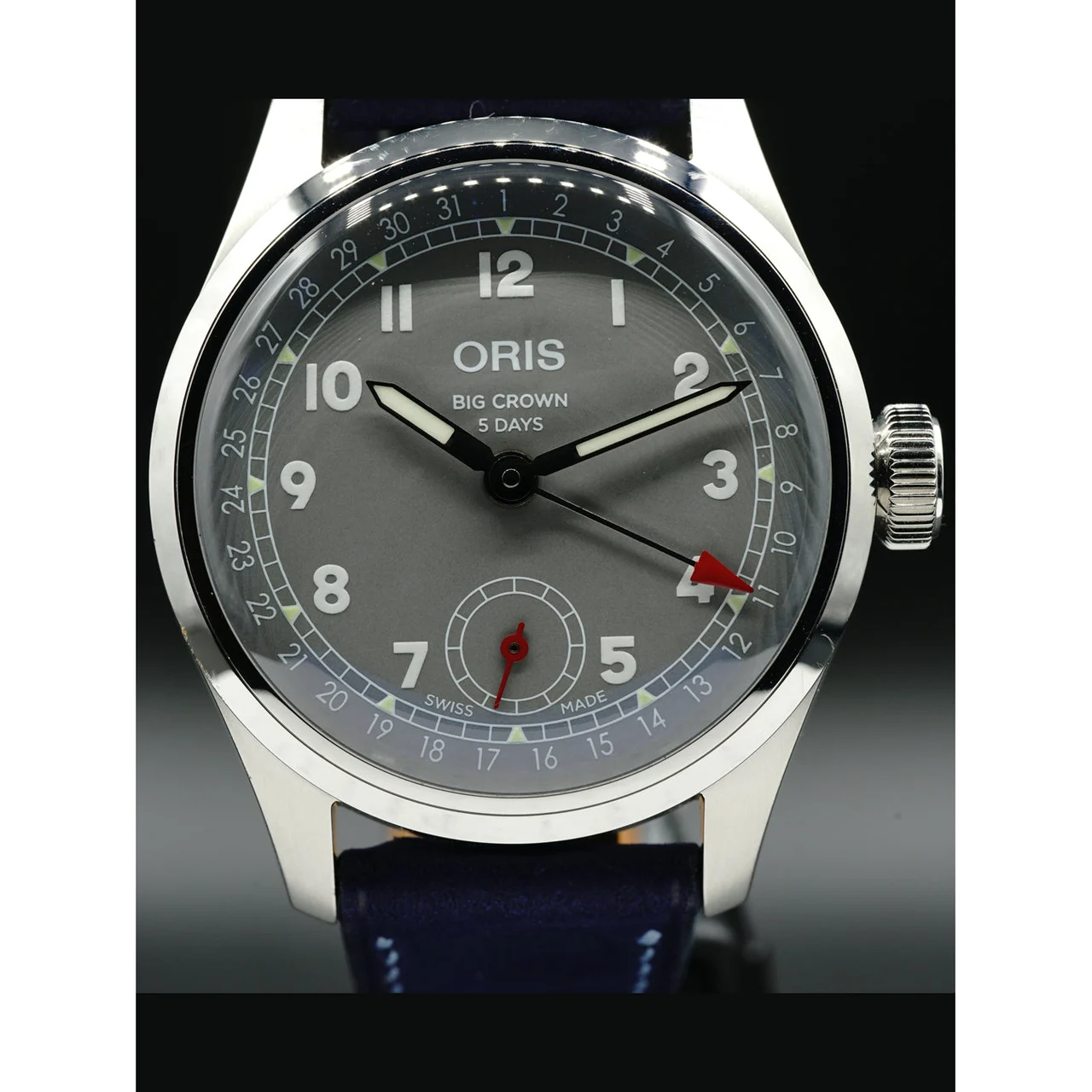 Oris Big Crown Hölstein Edition 2021 01 403 7776 4083 210000017564 38 mm kol saati