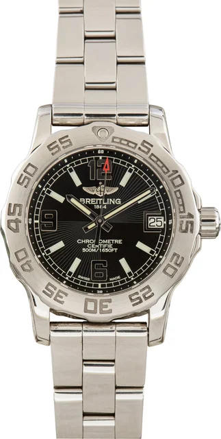 Breitling Black Dial Colt Black Dial A77387 kol saati
