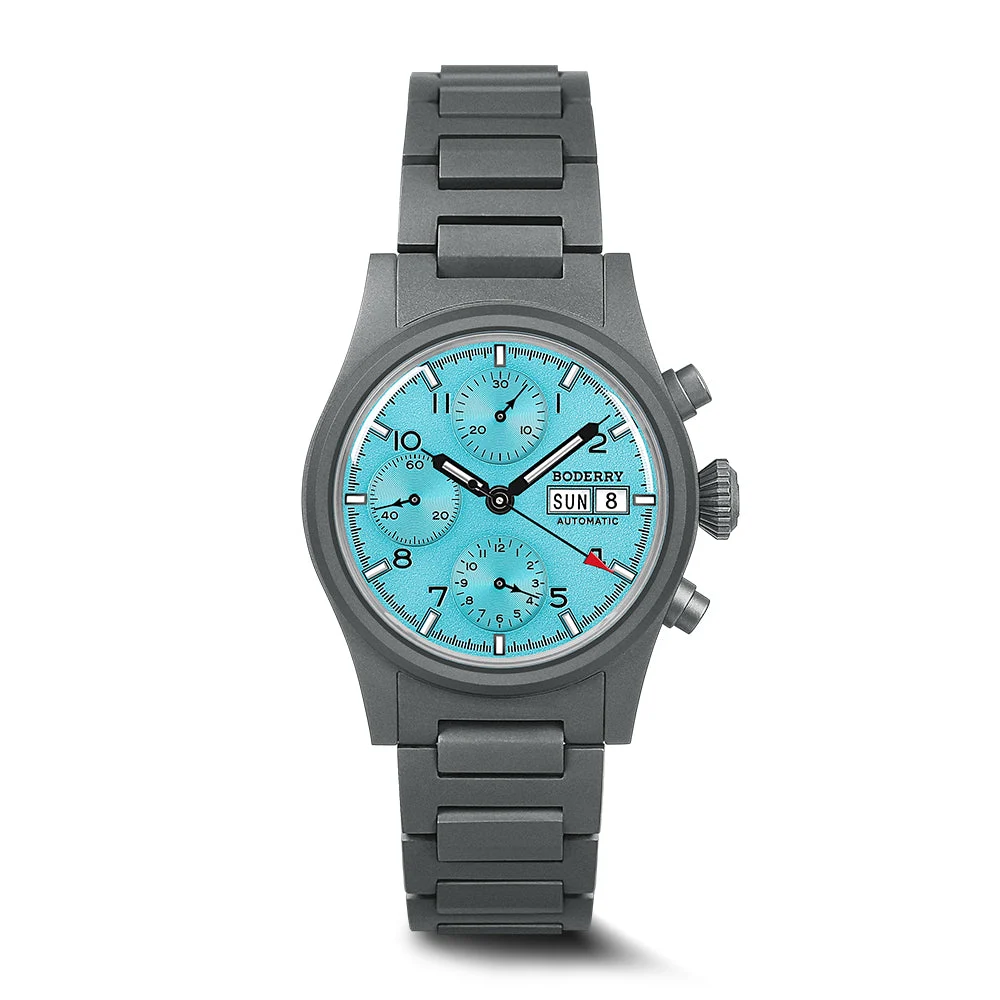 BODERRY Landmaster BD-A18T-07B 39 mm kol saati