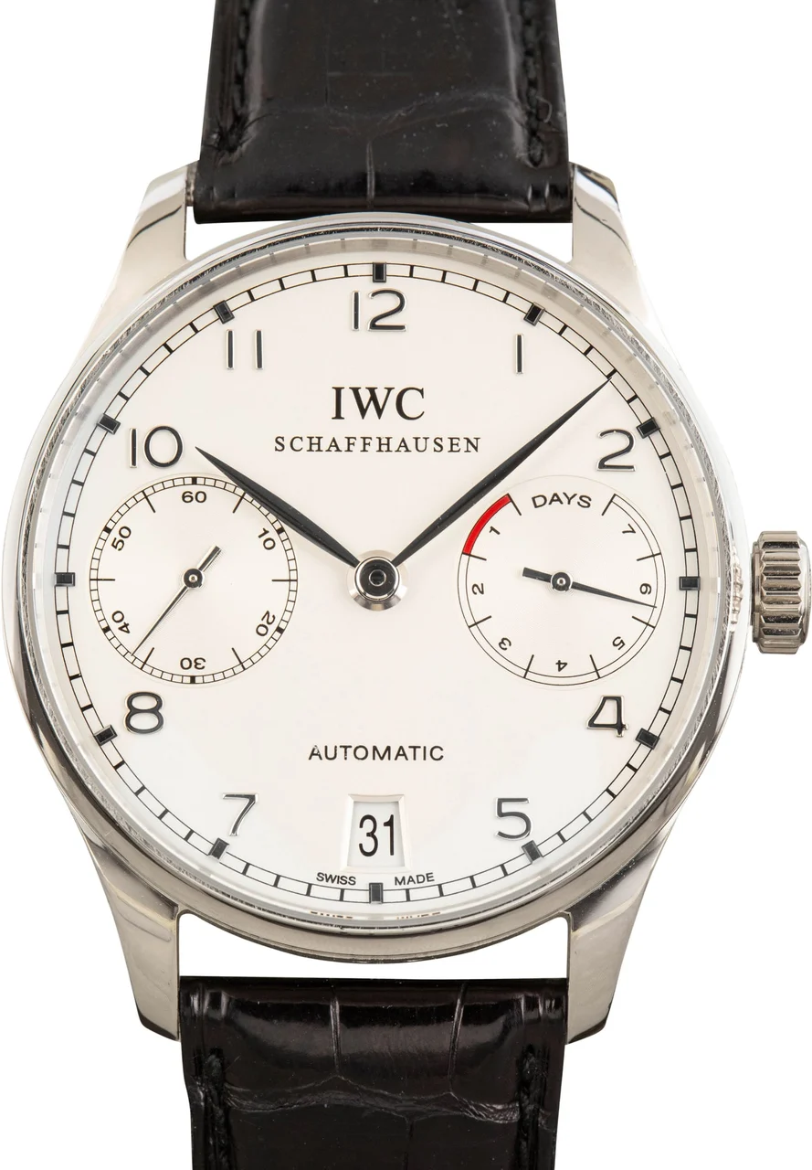 IWC Portugieser IW500104 Platinum 42 mm kol saati
