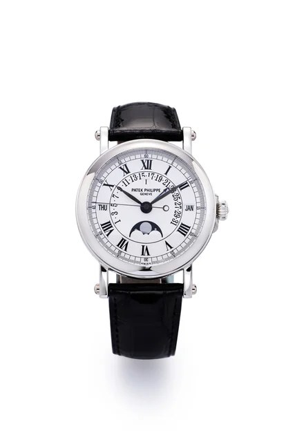 Self-winding gentleman’s wristwatch Reference 5059 P, with retrograde perpetual calendar k