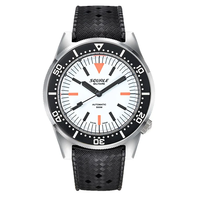 Squale Militaire 500 Meter Swiss Automatic Dive Watch with Full Lume Dial #1521LUMIWT.HT k