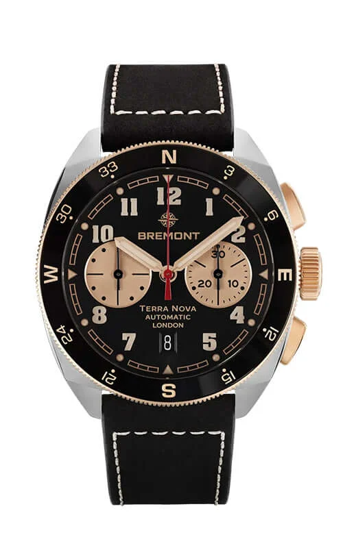 Bremont Terra Nova TN42JC-CHR-BI-BK-L-S 43 mm kol saati