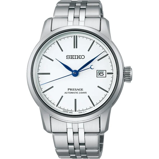 Seiko Presage White Enamel SPB403 kol saati