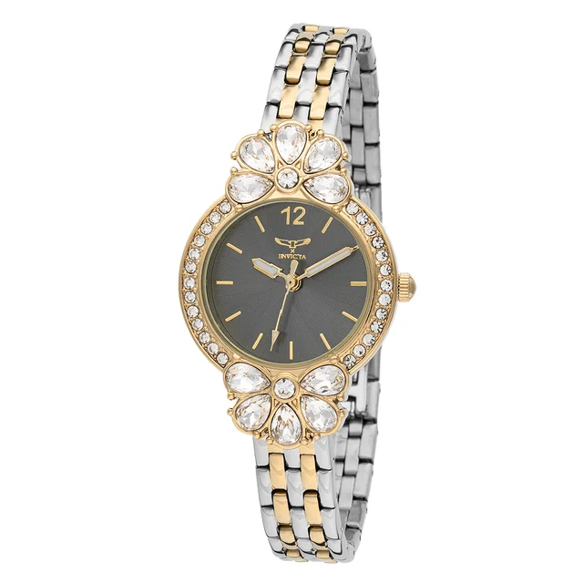 Invicta Wildflower Watch - 30mm, Silver, Rose Gold (69106) kol saati