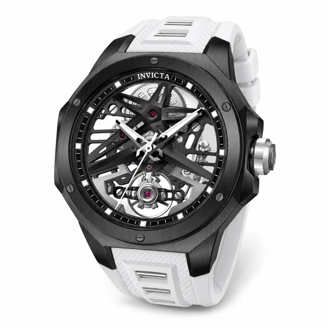 Invicta Celestial Automatic Watch - 43mm, White with Interchangeable Strap (70104) kol saa