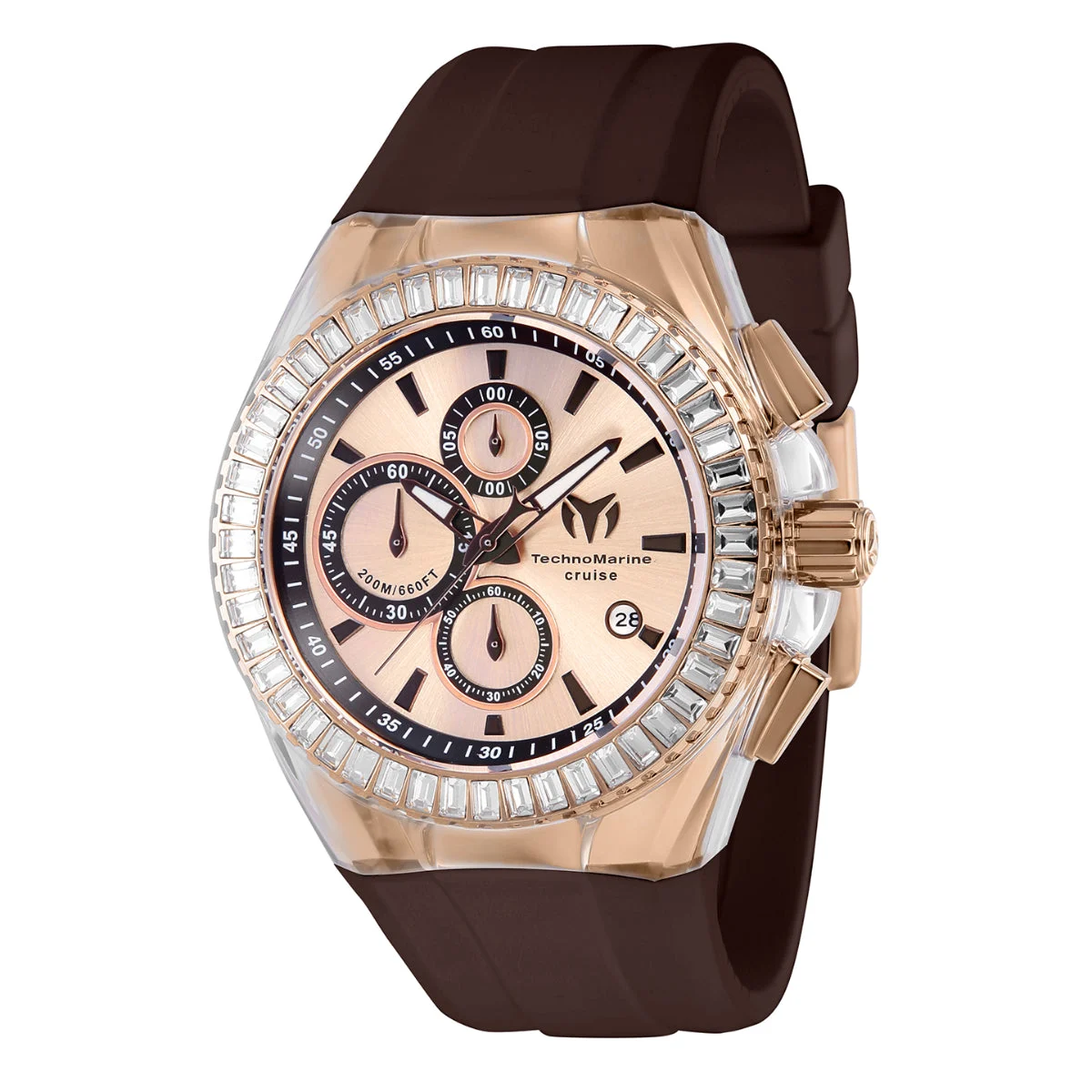 Technomarine Cruise Original Watch - 45mm, Brown (ZG-TM-121166) 45 mm kol saati