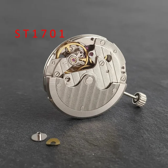 Tandorio Watches Seagull ST1701 Automatic Movement Sub Second High Accuracy Accessories Wa