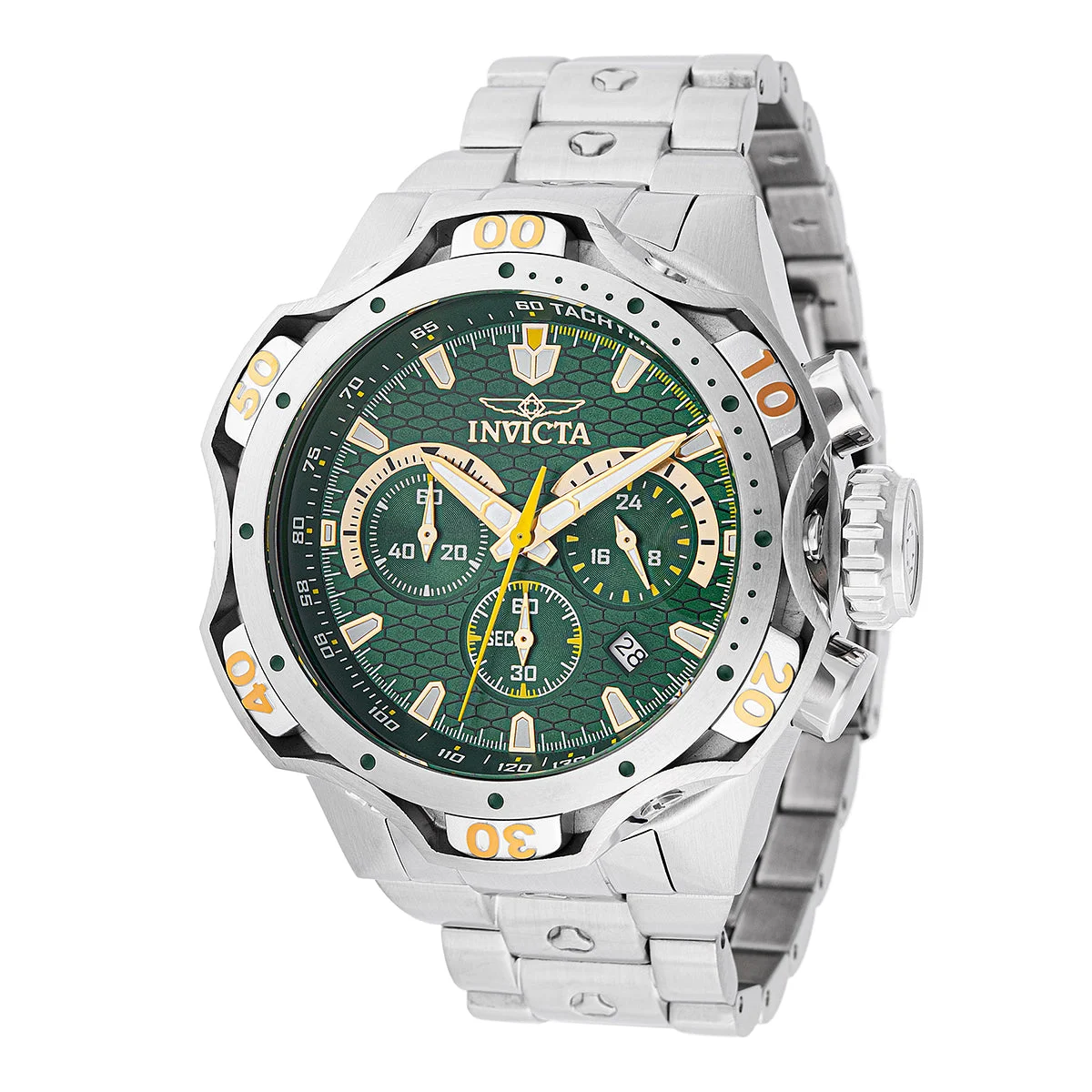 Invicta Venom Combat Watch - 52.5mm, Steel (47762) kol saati