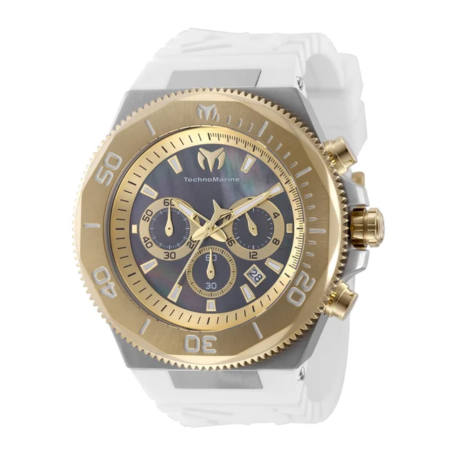 Technomarine Manta Ocean Watch w/ Mother of Pearl Dial - 49mm. White (TM-224013) kol saati