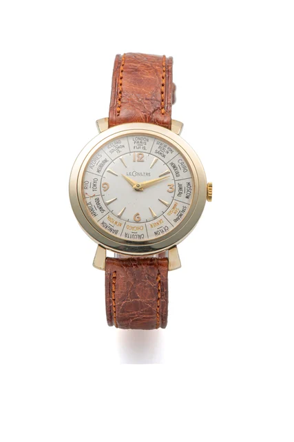 Lecoultre LECOULTRE, REF. 565-144, WORLD TIME WITH REVOLVING BEZEL, 10K GOLD FILLED kol sa