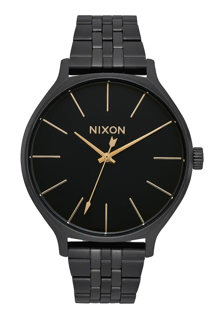 Nixon US Clique - All Black A1249-001-00 kol saati